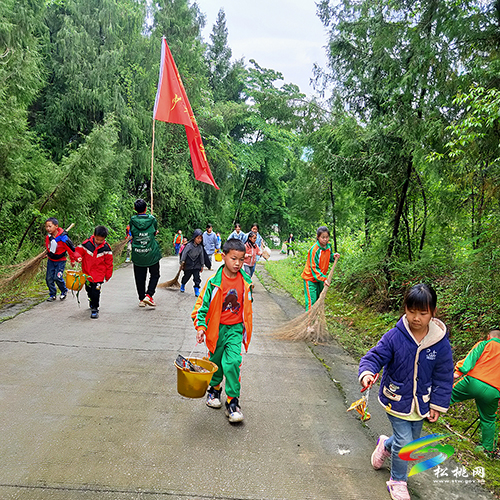 ​【新時代文明實踐】大坪場鎮(zhèn)開展“小手拉大手”志愿服務活動