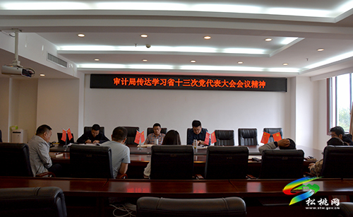 松桃審計(jì)局認(rèn)真學(xué)習(xí)貫徹中國共產(chǎn)黨貴州省第十三次代表大會精神