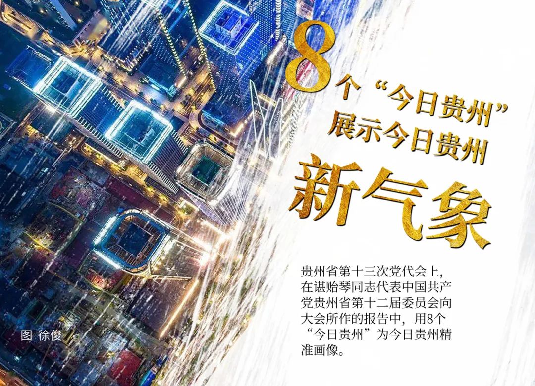 海報│8個“今日貴州”展示今日貴州新氣象