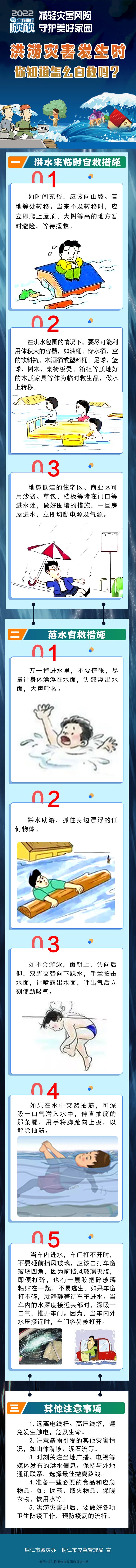 【共守美好家園】洪澇災(zāi)害發(fā)生時(shí)，你知道怎么自救嗎？