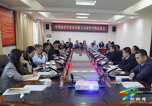 中偉新材料股份有限公司來松考察錳系新材料發(fā)展