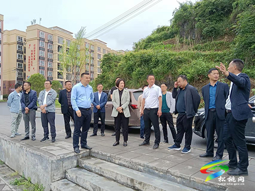 石阡縣到松桃考察易地扶貧搬遷后續(xù)扶持工作