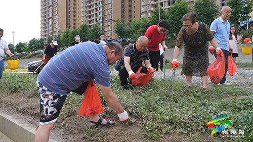 蓼皋街道：聚群力清淤　共“扮”美麗家園