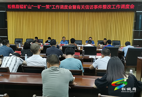 松桃錳礦山“一礦一策”工作調(diào)度會暨有關(guān)信訪事件整改工作調(diào)度會召開