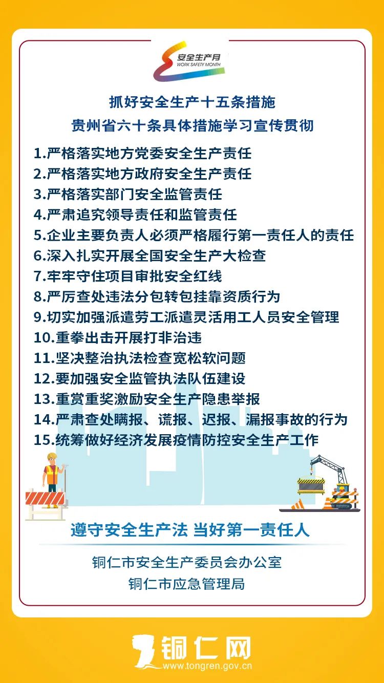 海報(bào) | 遵守安全生產(chǎn)法 當(dāng)好第一責(zé)任人