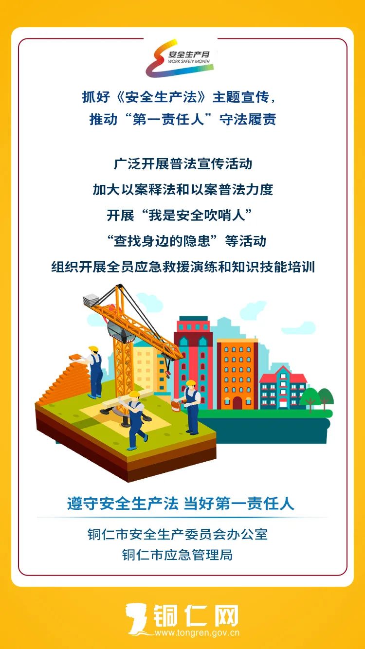 海報(bào) | 遵守安全生產(chǎn)法 當(dāng)好第一責(zé)任人