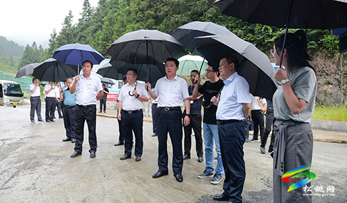 廖良輝到松桃考察“錳三角”礦業(yè)污染綜合整治工作
