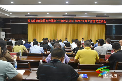 省政務(wù)中心調(diào)研組來松桃調(diào)研政務(wù)服務(wù)工作并召開座談會(huì)