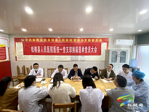松桃人民醫(yī)院“三個堅持”高質量完成黨支部換屆工作