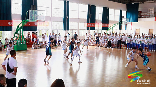 2022年全縣第九屆中小學(xué)生籃球賽（總決賽）舉行開幕式