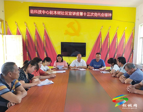 【聚焦黨代會(huì)　喜迎二十大】松桃科技中心到木樹社區(qū)開展學(xué)習(xí)貫徹省第十三次黨代會(huì)精神專題宣講暨支部聯(lián)建活動(dòng)