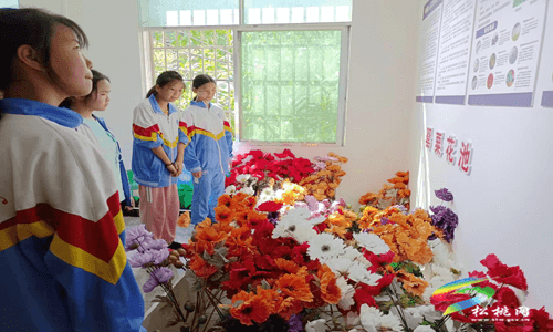 寨英鎮(zhèn)組織中小學生參觀禁毒教育基地