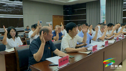 中國共產(chǎn)黨松桃苗族自治縣委辦公室總支部委員會換屆選舉大會召開