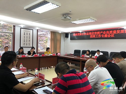 松桃苗族自治縣推進(jìn)苗繡產(chǎn)業(yè)高質(zhì)量發(fā)展暨文化產(chǎn)業(yè)招商工作專題會(huì)召開(kāi)