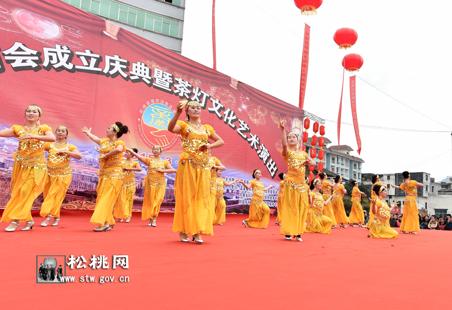 孟溪商會成立暨新春茶燈藝術(shù)表演活動