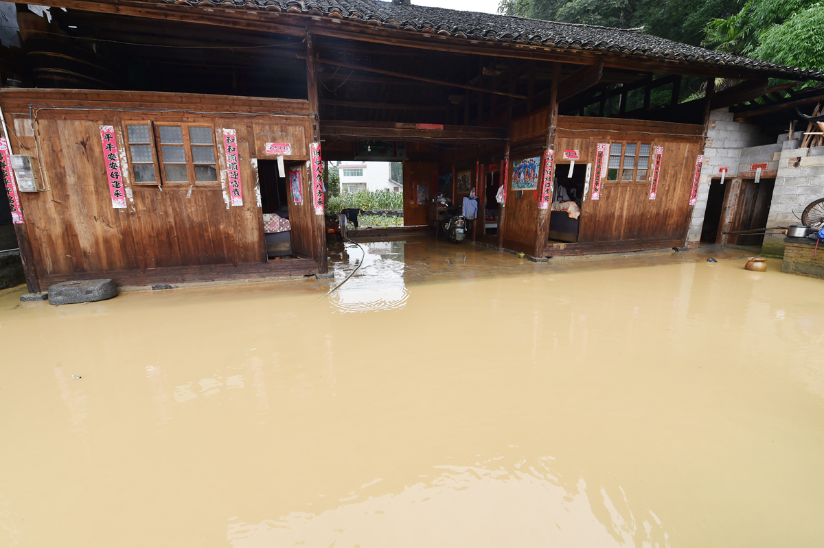 松桃安山遭遇百年不遇洪災襲擊　場景觸目驚心