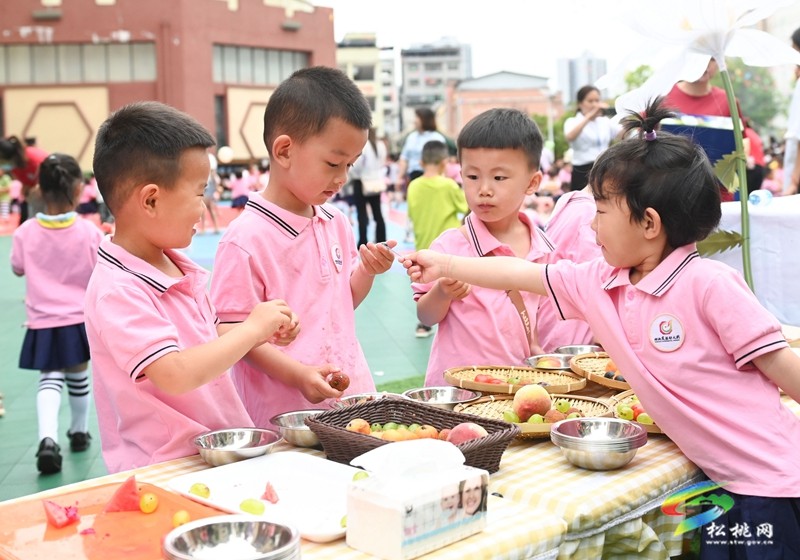 縣實驗幼兒園：六一快樂 多彩游園活動樂趣多
