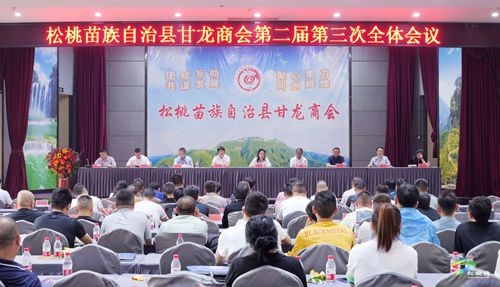松桃苗族自治縣甘龍商會第二屆換屆選舉大會圓滿完成