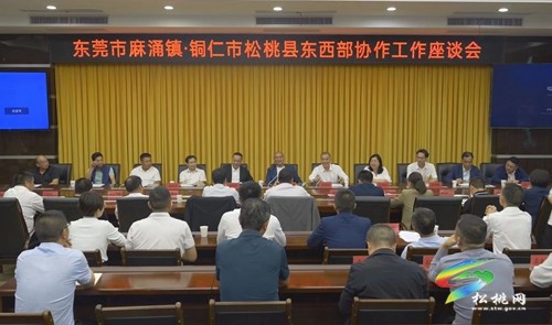 東莞市麻涌鎮(zhèn)銅仁市松桃縣東西部協(xié)作工作座談會召開