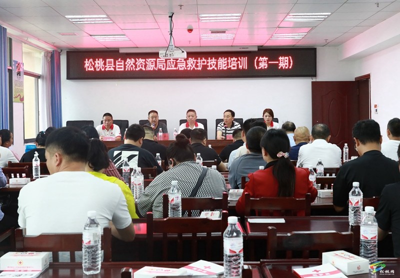 縣紅十字會對縣自然資源局系統(tǒng)干部職工進行救護技能培訓