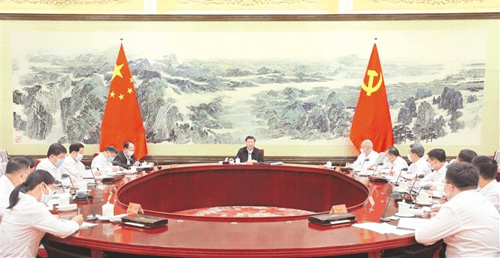 習(xí)近平在同團中央新一屆領(lǐng)導(dǎo)班子成員集體談話時強調(diào) 切實肩負起新時代新征程黨賦予的使命任務(wù) 充分激發(fā)廣大青年在中國式現(xiàn)代化建設(shè)中挺膺擔(dān)當(dāng) 蔡奇出席