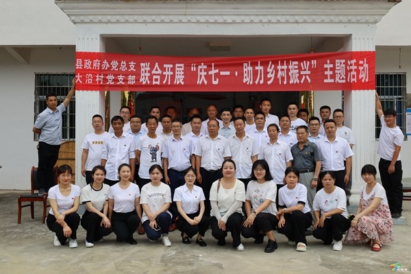 縣政府辦黨總支聯(lián)合大沿村開展“慶七一·助力鄉(xiāng)村振興”主題活動