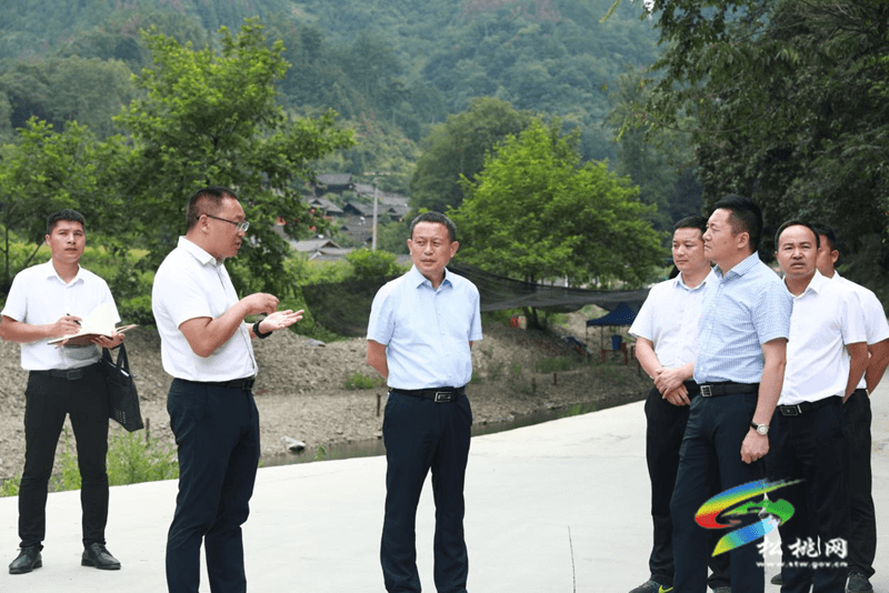 龍群躍一行來松調(diào)研“強村富民”三年行動工作