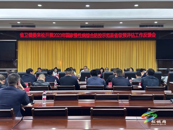 省衛(wèi)健委來松開展2023年國家慢性病綜合防控示范區(qū)省級預(yù)評估工作反饋會召開