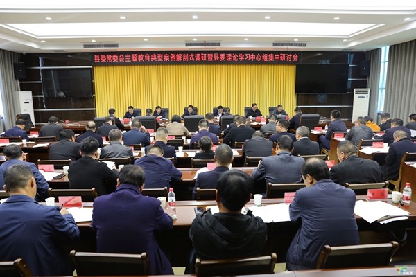 縣委常委會(huì)開展主題教育典型案例解剖式調(diào)研并召開縣委理論學(xué)習(xí)中心組集中研討會(huì)