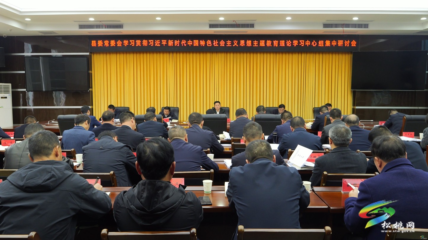 縣委常委會(huì)學(xué)習(xí)貫徹習(xí)近平新時(shí)代中國(guó)特色 社會(huì)主義思想主題教育理論學(xué)習(xí)中心組 集中研討會(huì)召開