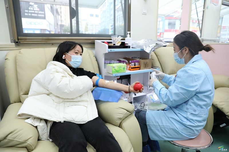 縣城南門橋愛心獻血屋即日起試運行