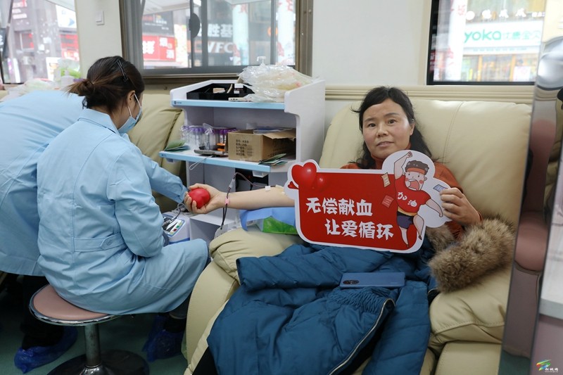 縣城南門橋愛心獻血屋即日起試運行