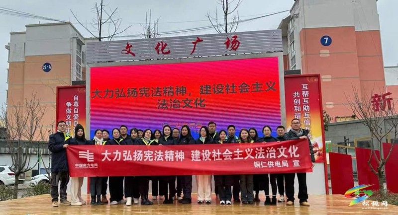 銅仁供電局在我縣大興街道開展普法活動