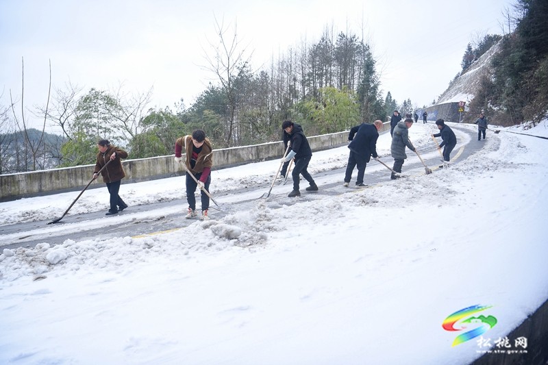 松桃：黨員除雪保暢迎春節(jié)