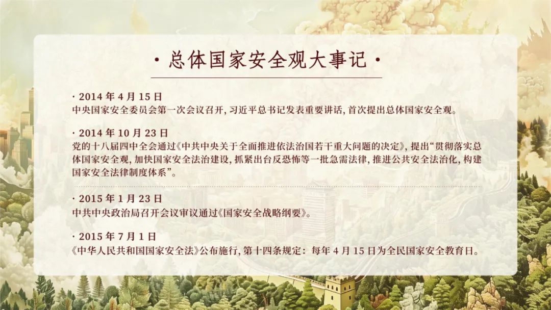 4·15 全民國(guó)家安全教育日丨總體國(guó)家安全觀宣傳手冊(cè)