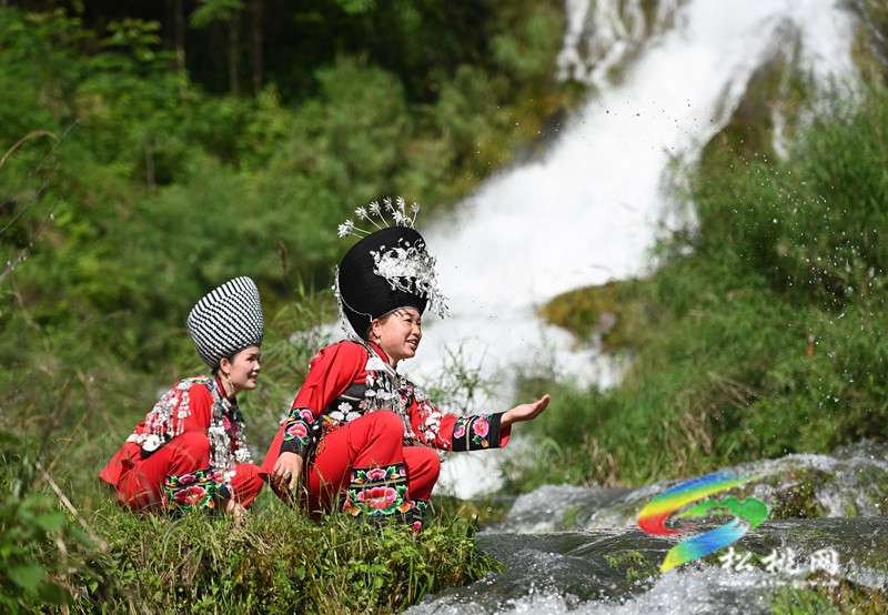 松桃：響水飛瀑?美景如畫
