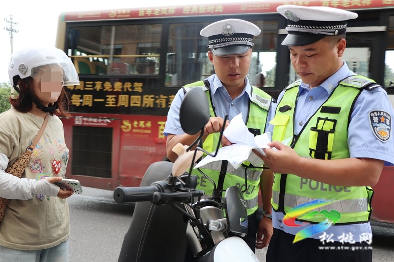 松桃公安交警大隊開展摩托車 電動摩托車電動自行車夏季交通安全突出風(fēng)險專項整治行動