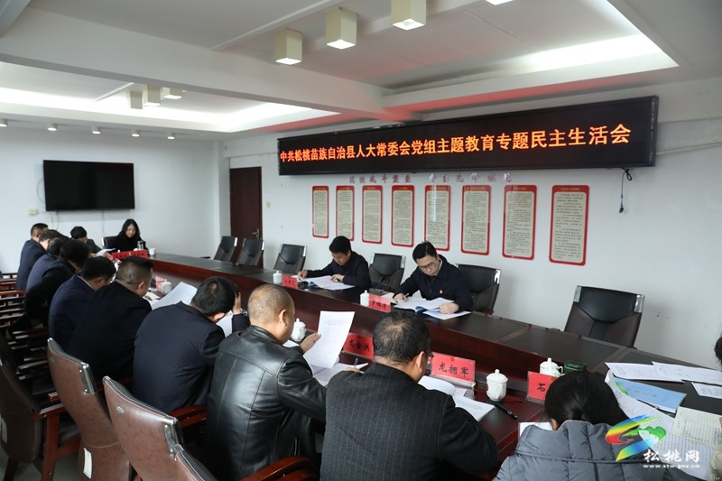 縣人大常委會黨組召開學(xué)習(xí)貫徹習(xí)近平新時代中國特色社會主義思想主題教育專題民主生活會