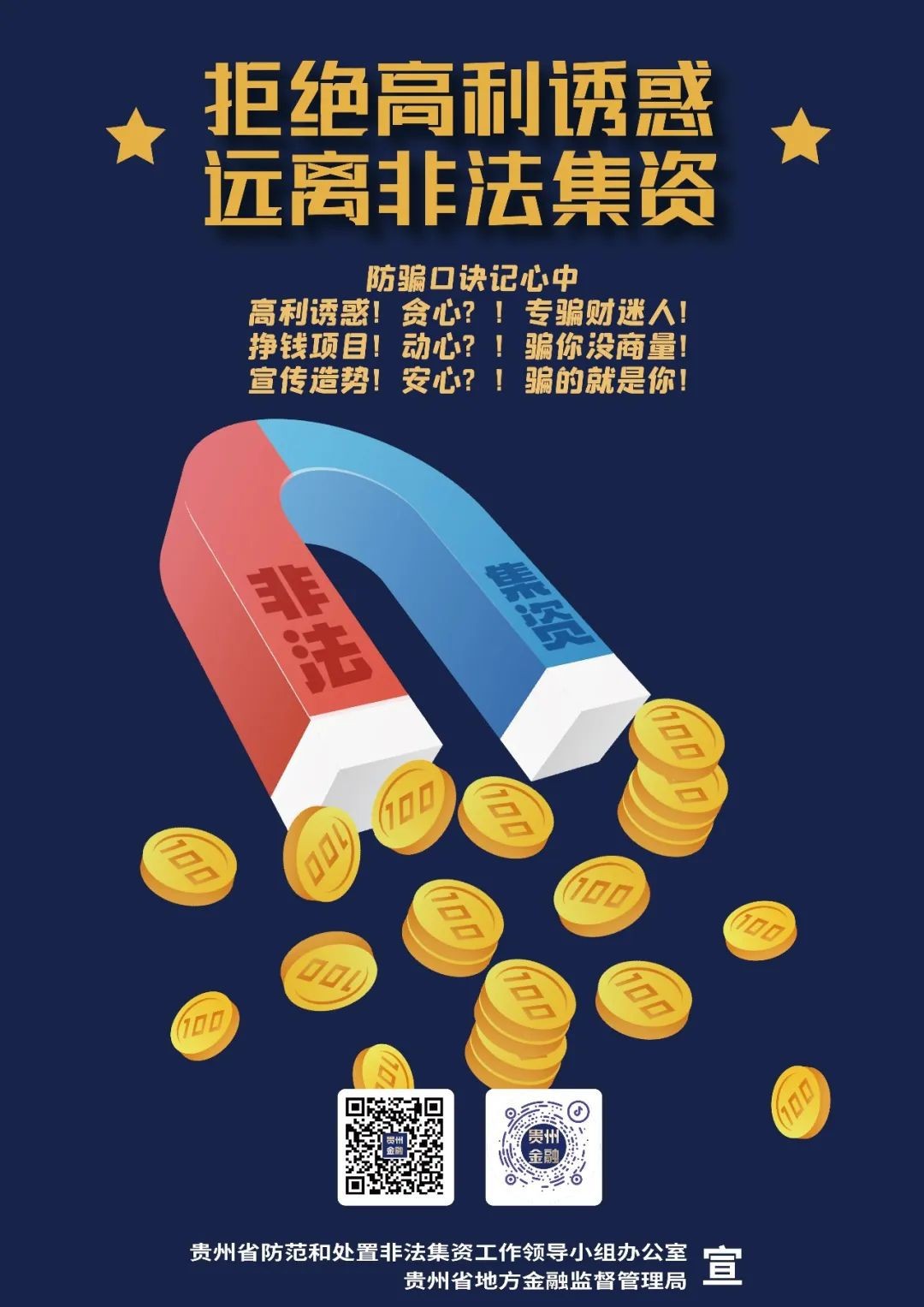 2023年防范非法集資宣傳海報