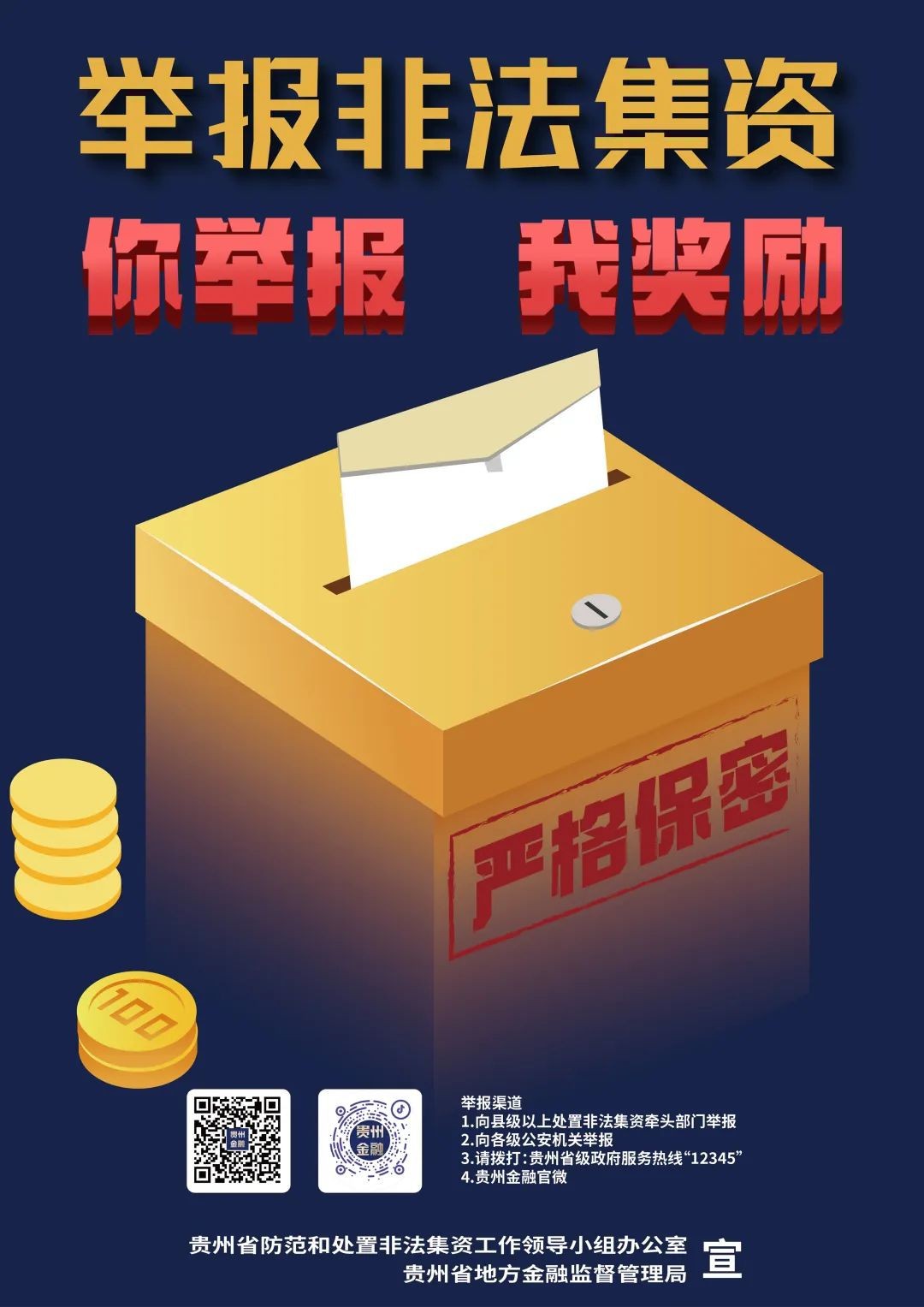 2023年防范非法集資宣傳海報