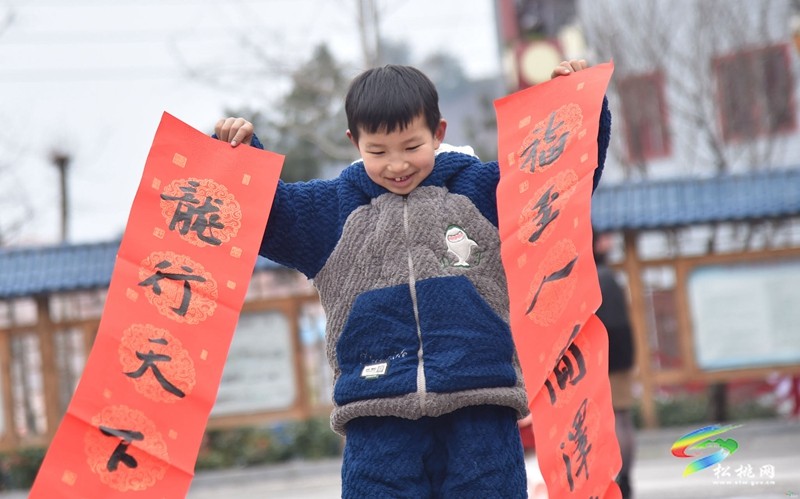 “新春送祝?!の幕M(jìn)萬家”活動走進(jìn)團(tuán)山社區(qū)