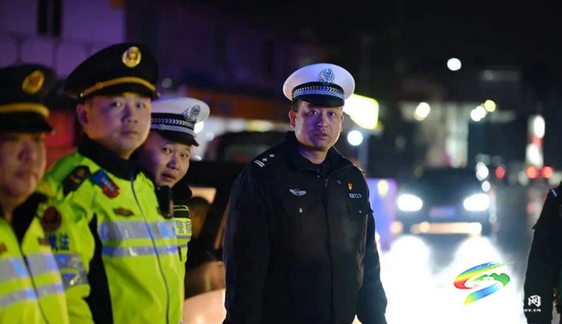 松桃公安交警:抗凝保暢 守護平安