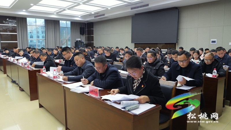 全縣2023年度鄉(xiāng)鎮(zhèn)（街道）、縣直黨（工）委書記抓基層黨建述職評議會議召開