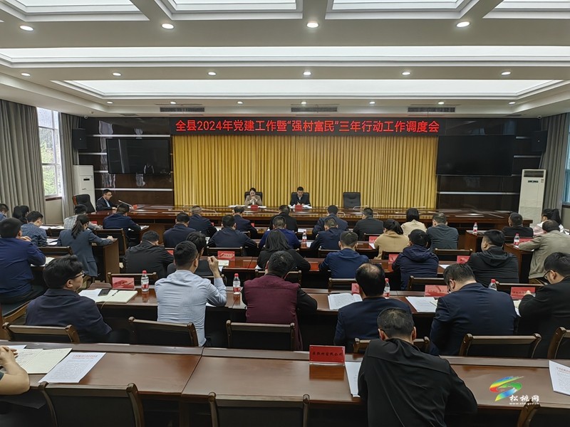 全縣2024年黨建工作暨“強村富民”三年行動工作調(diào)度會召開