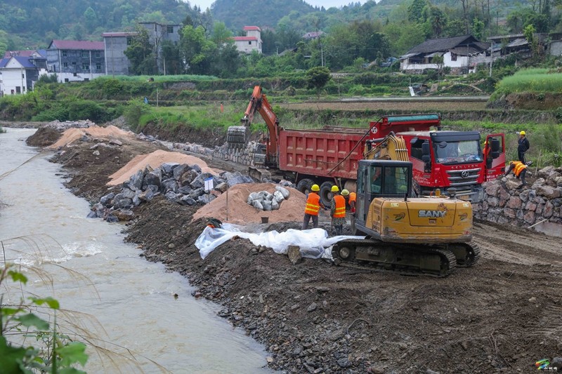 【奮進的春天】我縣18個國債項目河道山洪溝治理工程全面開工建設