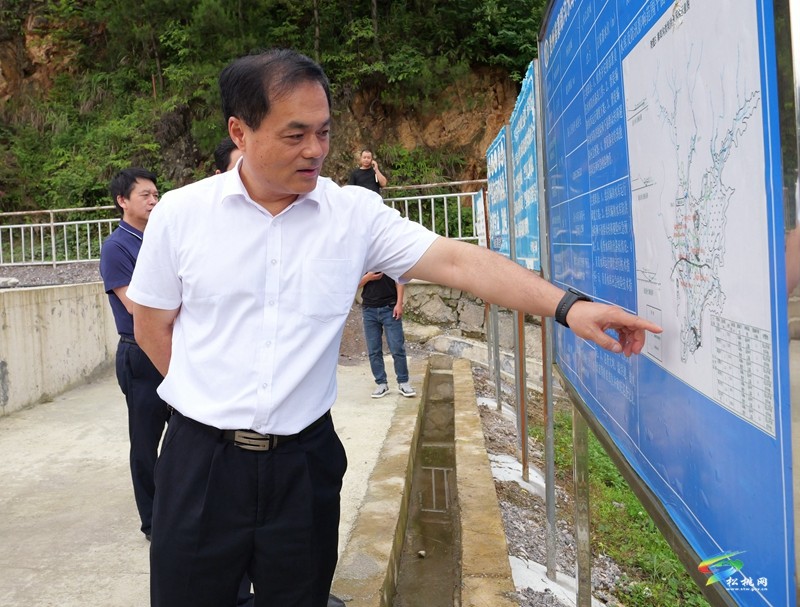省防汛減災指導組到我縣檢查指導工作