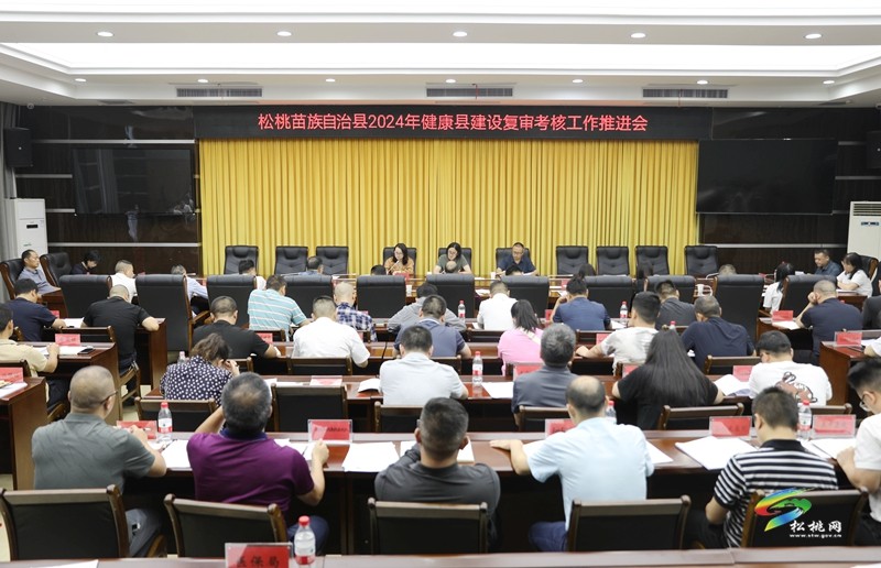 我縣2024年健康縣建設(shè)復(fù)審考核工作推進會召開