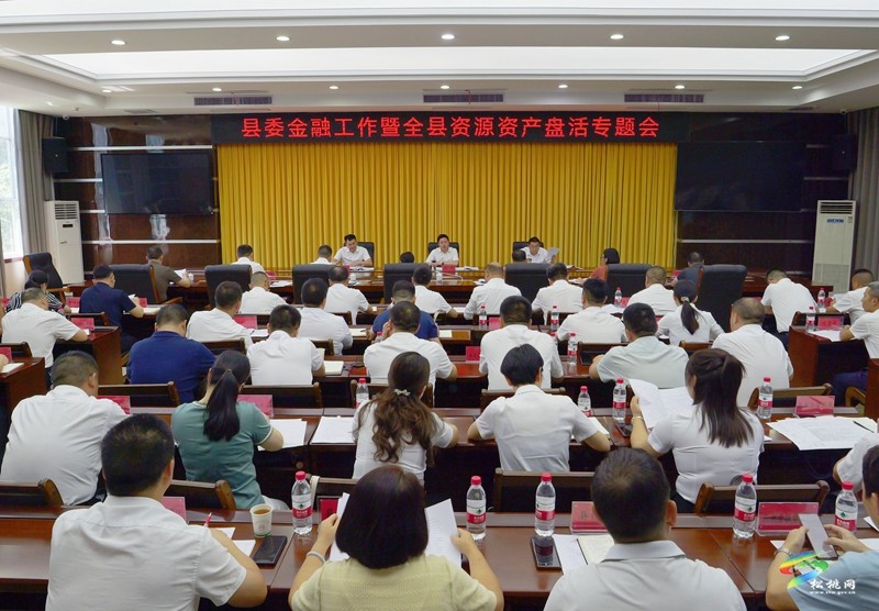 縣委金融工作暨全縣資源資產(chǎn)盤活專題會議召開