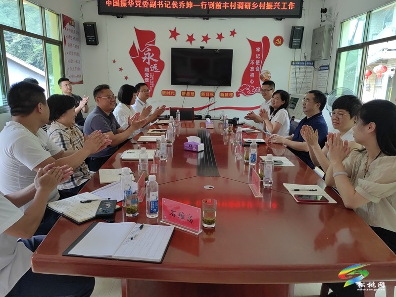中國(guó)振華電子集團(tuán)來(lái)松調(diào)研指導(dǎo)定點(diǎn)幫扶工作