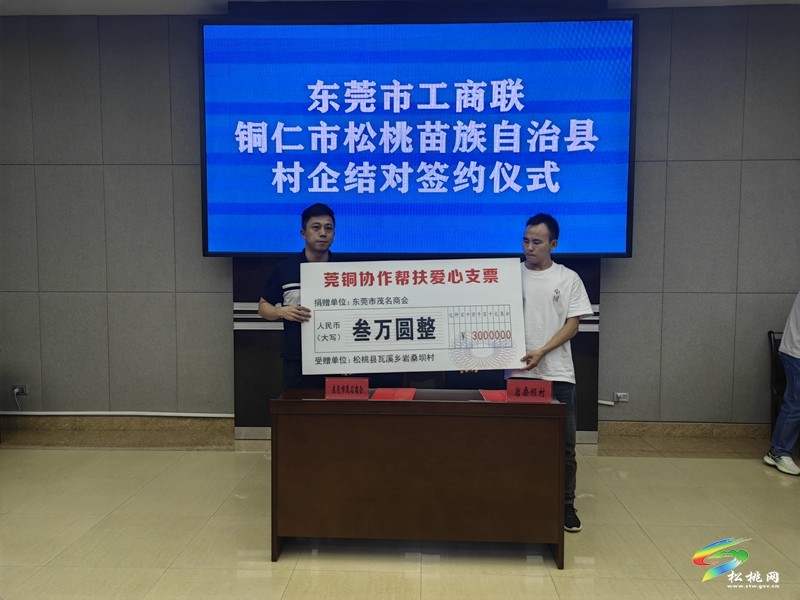 【粵黔協(xié)作·莞愛(ài)銅行】東莞市工商聯(lián)·銅仁市松桃苗族自治縣村企結(jié)對(duì)座談會(huì)召開(kāi)